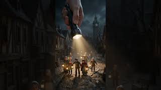 People helped by big hand in Darkened Town | AI with Saleemi