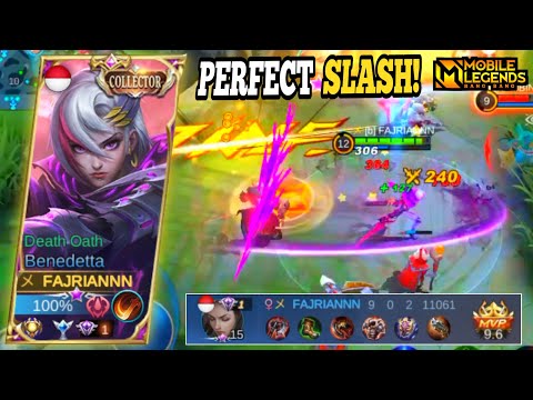 MVP PLAY! Benedetta Collector Skin Perfect Slash [ Fajrian Benedetta] - Mobile Legend