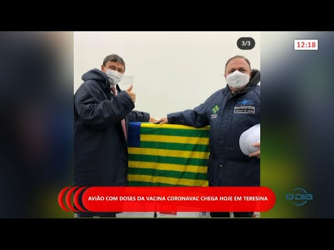 Avião com doses da vacina Coronavac chega hoje em Teresina 18 01 2021