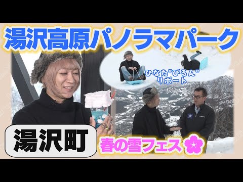 【湯沢】湯沢高原パノラマパークで景色とカフェメニュー堪能【春の雪フェス】