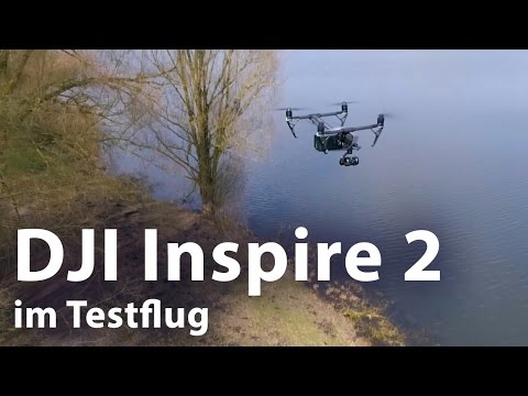 Profi-Drohne DJI Inspire 2 im Testflug