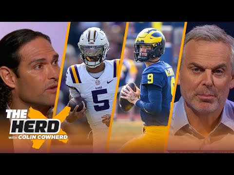 J.J. McCarthy is ‘the ultimate winner’, Next Patriots QB, How good is Jayden Daniels? | THE HERD