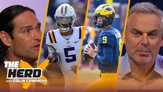 J.J. McCarthy is ‘the ultimate winner’, Next Patriots QB, How good is Jayden Daniels? | THE HERD