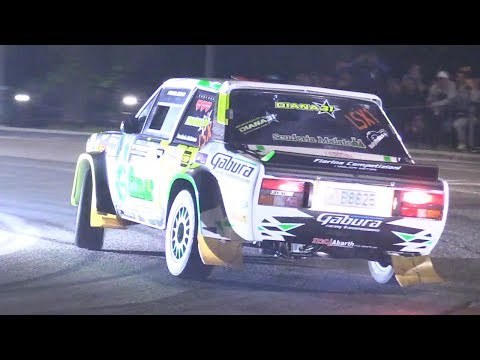 Paolo Diana SHOW at Rally Legend 2019! - Fiat 131 Racing Proto with Sequential Gearbox!