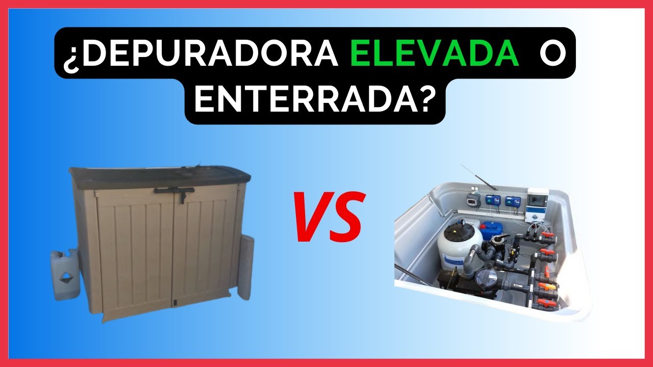 ✅ VENTAJAS de las CASETAS DEPURADORAS ELEVADAS para PISCINAS