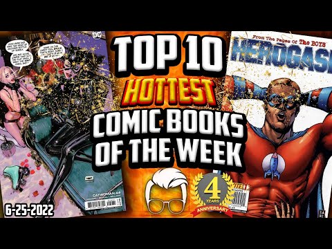 4 Year Anniversary of the TRENDING 10 Comic Book List ? Top Ten 10 HOTTEST Comic Books this Week ?