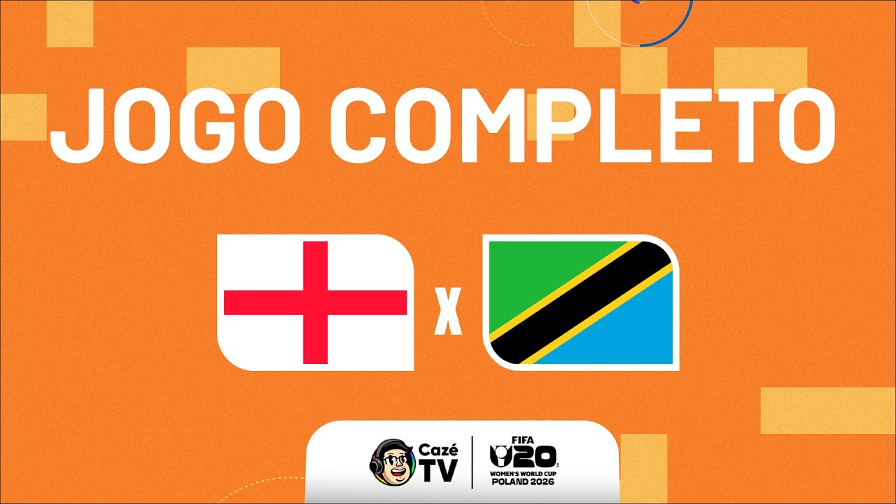 JOGO COMPLETO: INGLATERRA X TANZÂNIA | COPA DO MUNDO FIFA FEMININA SUB-20 2026 | 2ª RODADA
