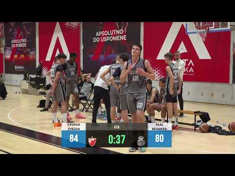 Crvena zvezda - Real Beograd | Kvalifikacije za kadetsku ligu Srbije (04.10.2025.)