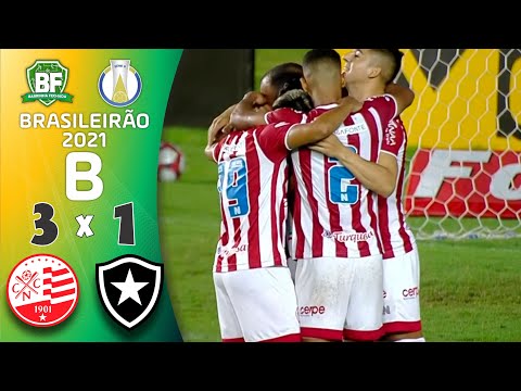 Náutico 3 x 1 Botafogo | Brasileirão Série B 2021| Melhores Lances | Barrinha Fechada