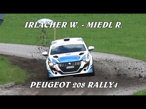 RALLY VALLI DELLA CARNIA 2025 | IRLACHER W. - MIEDL R.  | PEUGEOT 208 RALLY4 | BY BELLUNOVIDEO