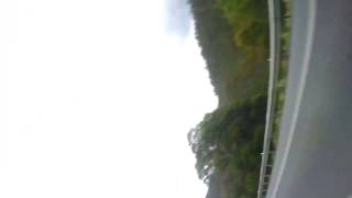 Rider crashes a Ninja 300 wearing a Helite Airbag Vest