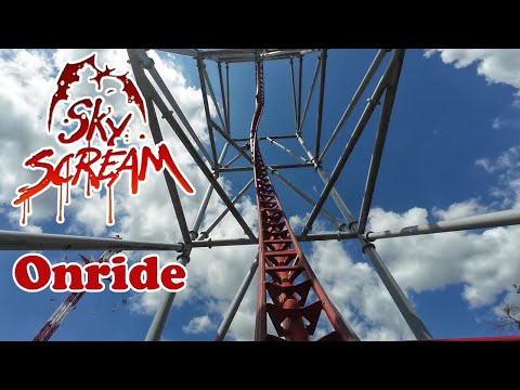 Sky Scream Onride - Front-Row | Plopsaland Deutschland