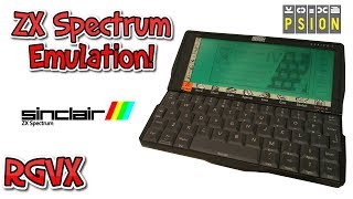 ZX Spectrum Games On A Psion 5 PDA ! ( Sinclair IV Emulator )