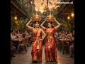 Cute Karakattam Twins