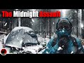The Midnight Blizzard - Heavy Snow, Powerful Winds - Winter Storm Camping Adventure