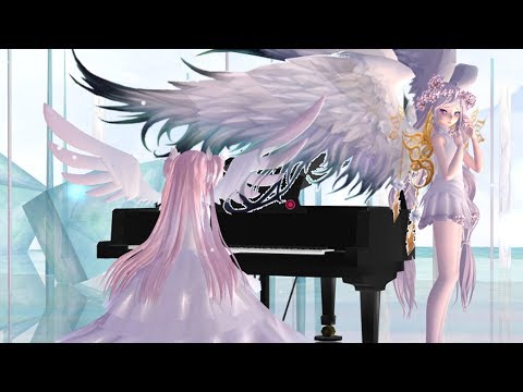 MMD - Sing Me To Sleep ( piano cover) - TDA Lavender Cherry Miku/Madokami