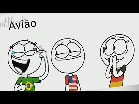 PORTUGUÊS VS INGLÊS VS ALEMÃO #Shorts #memes #português #alemão #ingles #estudar #aprender #duolingo
