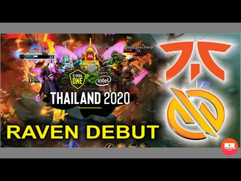 ESL One Thailand 2020 Asia Dota 2 |  FNATIC vs MOTIVATE.TRUST - RAVEN DEBUT!! FOREV STANDS-IN
