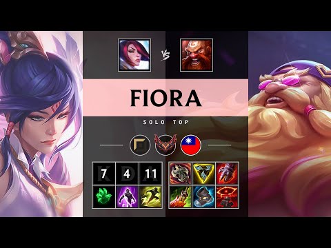Fiora Top vs Gragas - TW Grandmaster Patch 25.07