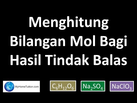 Kimia Tingkatan 4 KSSM Bab 3 | Menghitung Bilangan Mol Bagi Hasil Tindak Balas | Persamaan Kimia