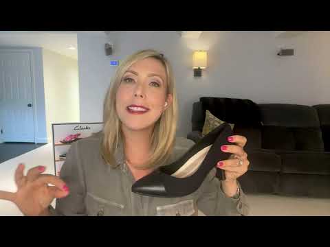 Clarks Collection Leather Pump - Kataleyna Rose on QVC