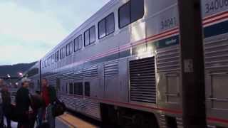 preview picture of video 'Amtrak Ride 2011 - Empire Builder at Whitefish, MT 10/11/11'