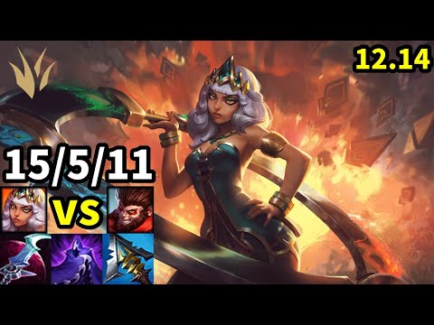 Qiyana Jungle vs Wukong - KR Master | Patch 12.14