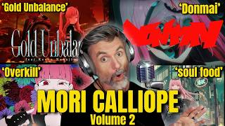 Pro Vocal Coach Reacts to MORI CALLIOPE- 'Gold Unbalance' & 'DONMAI'