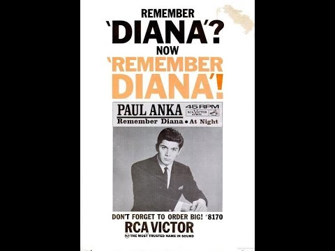 Paul Anka Twin Spin - Diana/ Remember Diana (1963 Recordings)