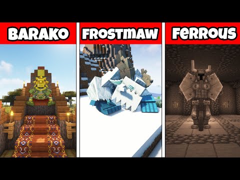 I KILLED ALL Bosses Mowzie’s Mobs in Minecraft Survival 2023!