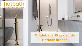 Hotbath Cobber M440 handdouche set met watertoevoer chroom