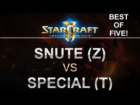 Snute (Z) v Special (T) Best of 5! - SC2 - Legacy of the Void 2018
