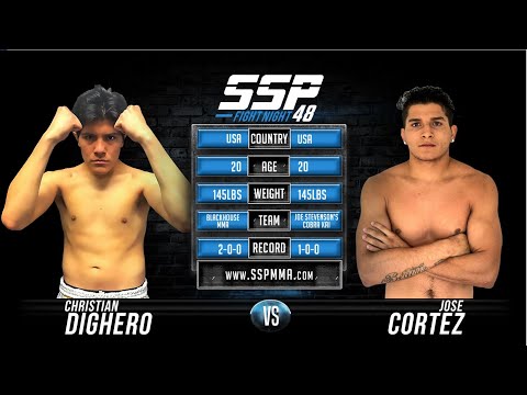 Christian Dighero vs Tony Cortez - SSP 48
