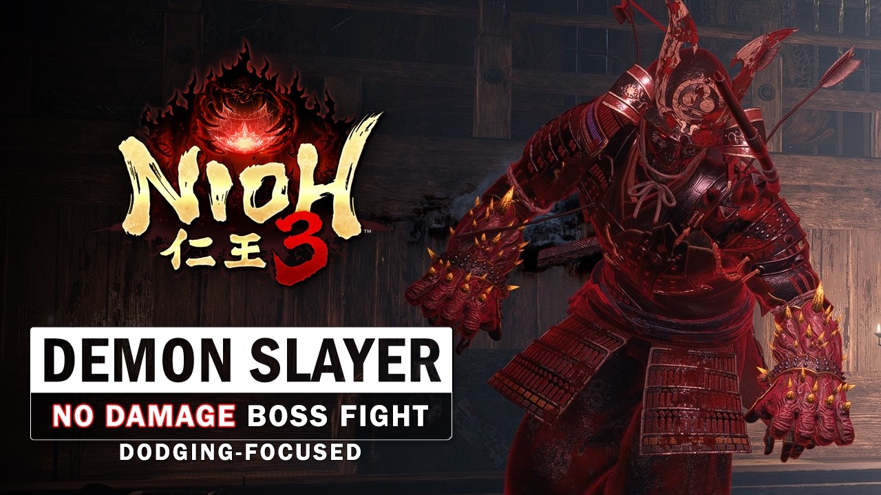 Nioh 3 - Demon Slayer Boss Fight (No Damage)