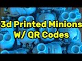 Minion Madness 3D Printed Minions With QR Codes Hidden Around Buckley