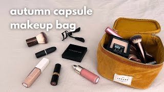 what's in my autumn capsule makeup bag 🍂