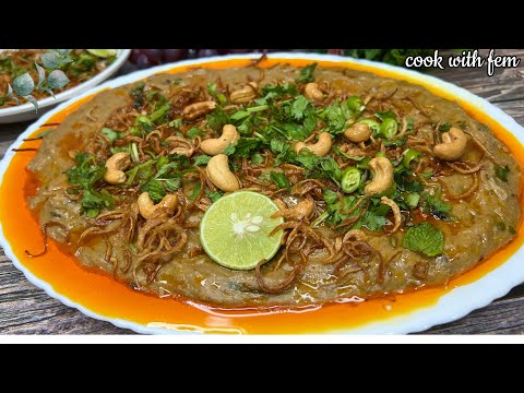 World Famous PISTA HOUSE HALEEM Recipe - First Time On YouTube - Hyderabadi Mutton Haleem Recipe
