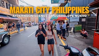 GUADALUPE MAKATI CITY-STREET SCENES IN THE AFTERNOON [4k] walking tour 