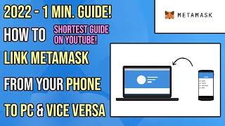 How to connect mobile metamask to browser | 1 minute guide - 2022