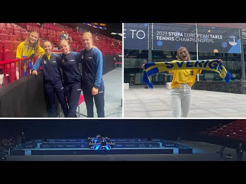 Bordtennis EM 2023 i Malmö, nu kör viiiii🏓🏓🥰🥰 Heja Sverige🇸🇪🇸🇪🌟🌟