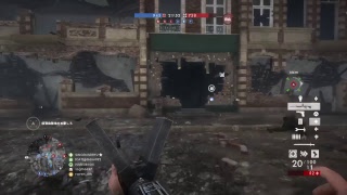 久々にBF1配信　最近は援護兵