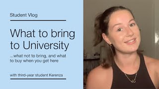 What to bring to uni & what to buy when you get here | #StudentLife | Norwich University of the Arts