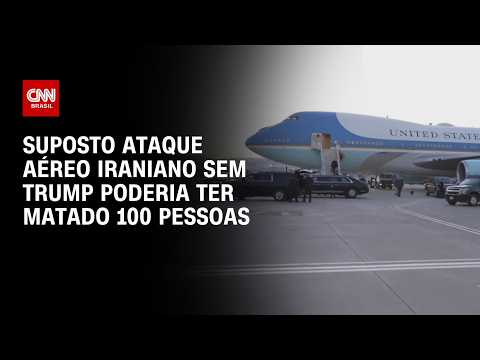 Suposto ataque iraniano poderia ter matado 100 pessoas em avião sem Trump; entenda | CNN PRIME TIME