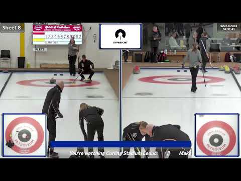 Doug McLennan vs. Ocean Pletz - Draw 6 - Curling Alberta Mixed Provincial Championship
