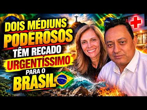 MENSAGEM ESPIRITUAL PARA O BRASIL 🇧🇷 Dois Médiuns Falam Sobre a Saúde. SUZY MARIAH E REGINALDO