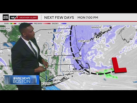 Monday afternoon weather forecast calls for more snow in parts of Massachusetts