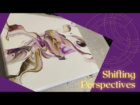 #237 Shifting Perspectives Palette Transfers | Acrylic Pour Painting | Abstract | Fluid Painting