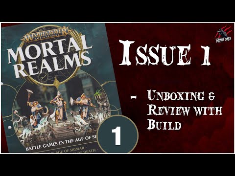 MORTAL REALMS ISSUE 1 REVIEW WITH BUILD - Stormcast Eternals & Nighthaunt - Any Good For Warcry?