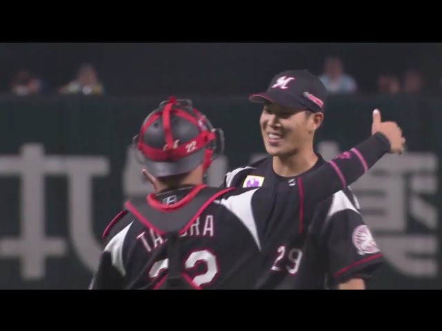 【9回裏】5回以降はランナー許さず!! マリーンズ・西野がプロ初完投初完封!! 2019/9/7 H-M