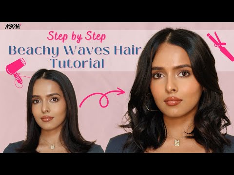 Step By Step Beachy Waves Hairstyle Tutorial for...
